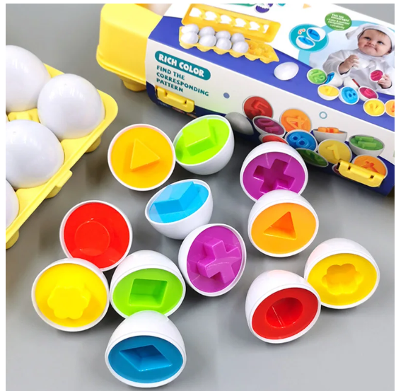 Smart Egg Puzzle - Montessori Educational Toy (One Set)